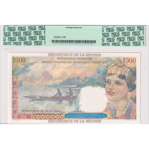 1000 Francs Union Française Spécimen ÎLE DE LA RÉUNION 1964 P.52s 2