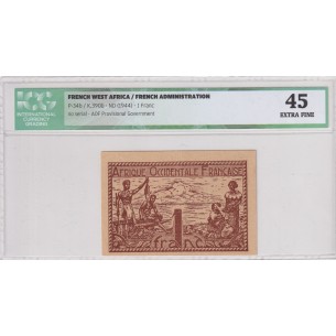 100 Francs GRAND-BASSAM AFRIQUE OCCIDENTALE FRANÇAISE  AOF (1895-1958) Grand-Bassam 1920 P.11Dc