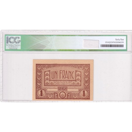 100 Francs GRAND-BASSAM AFRIQUE OCCIDENTALE FRANÇAISE  AOF (1895-1958) Grand-Bassam 1920 P.11Dc