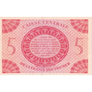 5 Francs AFRIQUE ÉQUATORIALE FRANÇAISE 1943 P.15d 2