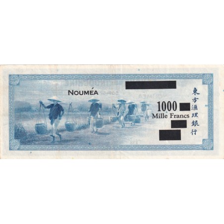 1000 Francs NOUVELLE CALÉDONIE 1944 P.47b