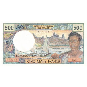 500 Francs TAHITI 1970 P.60