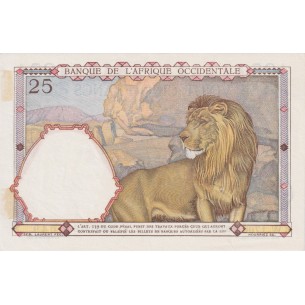 25 Francs AFRIQUE OCCIDENTALE FRANÇAISE (1895-1958) 1939 P.22 2