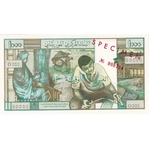 1000 Ouguiya Specimen MAURITANIE 1973 P.3s