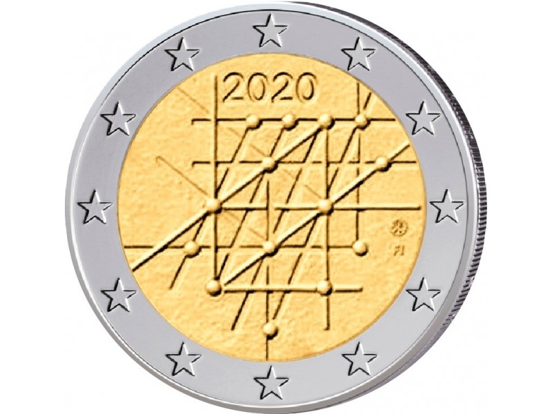 2 Euro Finlande  2020 - 100 ans de l'Université de TURKU