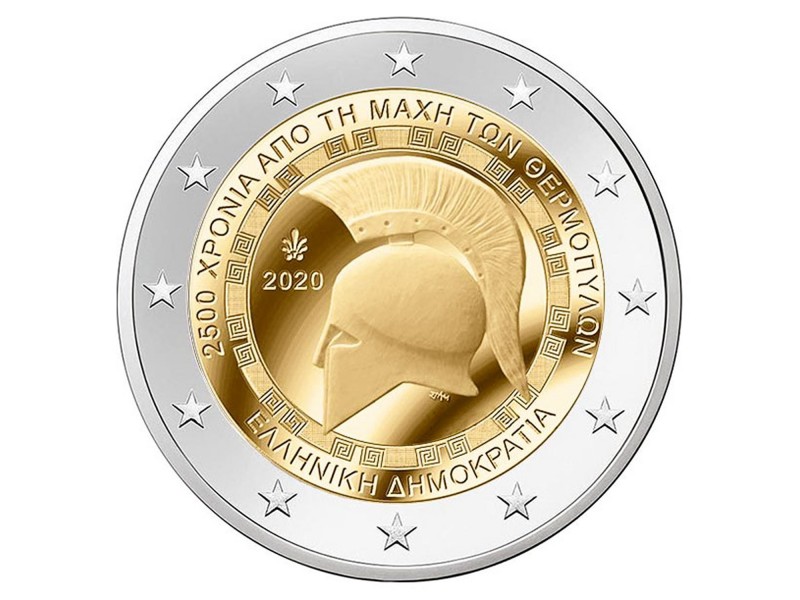 2 Euro commémorative 2020 2500 ans de la bataille des