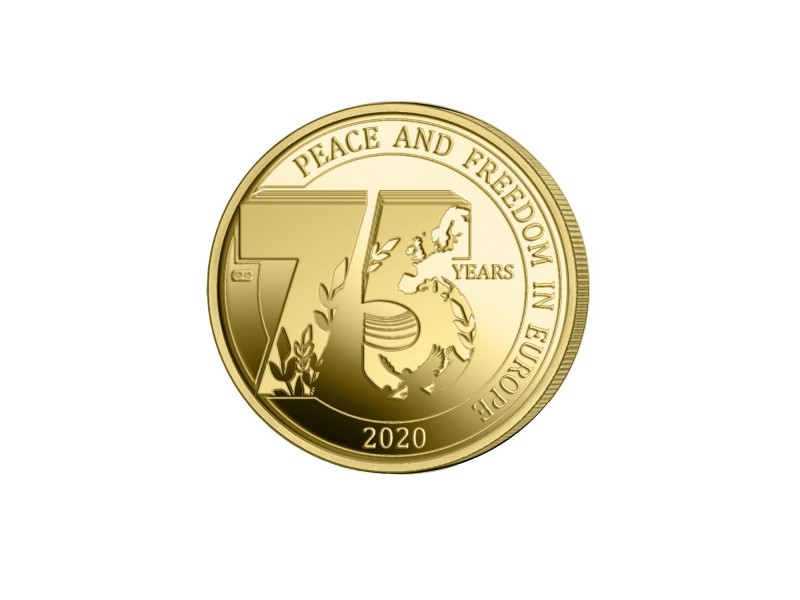 5 Euros commémorative BELGIQUE  2020 - 75 année de la Paix et de la Liberté en Europe