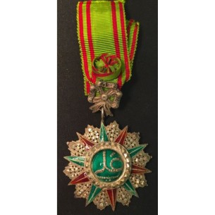 TUNISIE-Décoration Militaire-Ordre du Nichan al Iftikhar