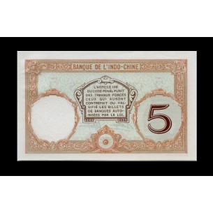 5 Francs NOUVELLE CALÉDONIE 1932 P.36b 2