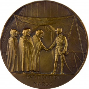 MAROC, Médaille Maréchal Lyautey Pacification du Maroc... 2