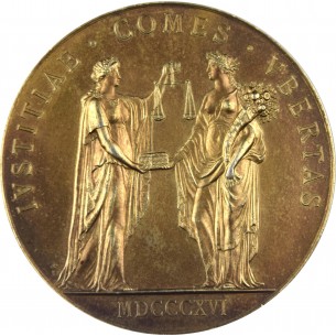 Médaille Caisse des dépôt et consignation MDCCCXVI