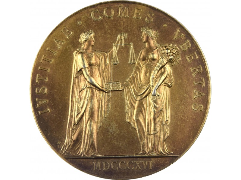 Médaille Caisse des dépôt et consignation MDCCCXVI