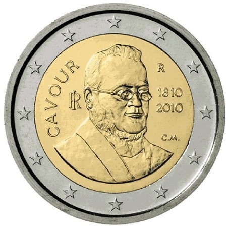 ITALIE pièce 2 euros 2010- Comte de Cavour