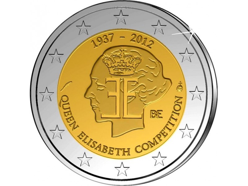 2 € Commémorative Belgique 2012- Concours musical International Reine-Élisabeth