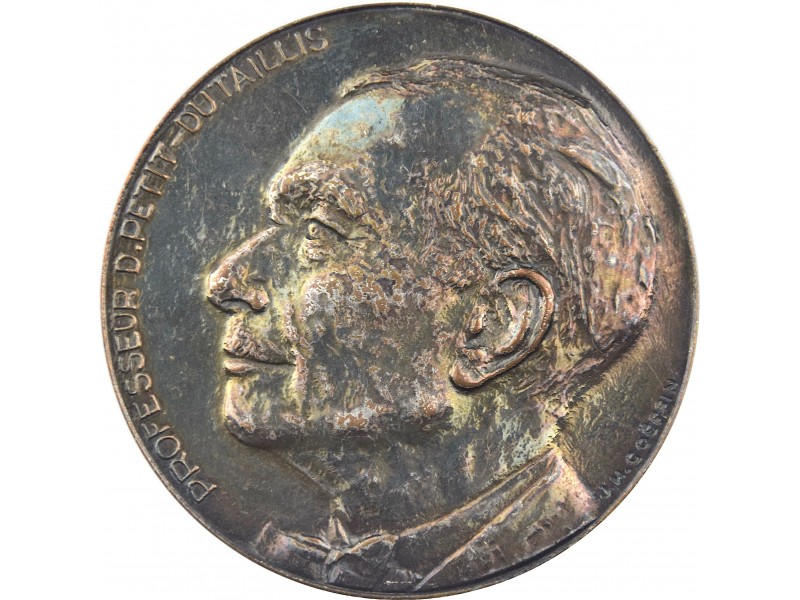 Médaille Professeur D. PETIT-DUTAILLIS  Chirurgien par J.H Coeffin