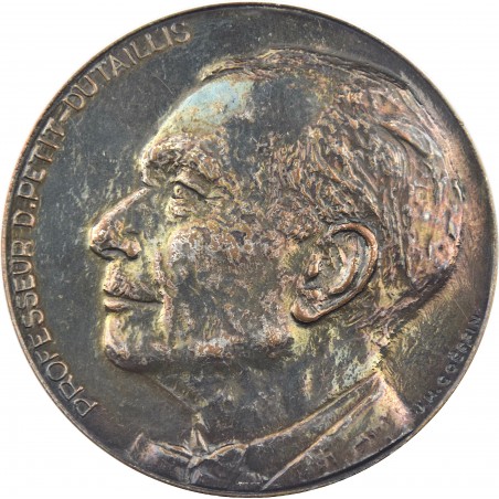 Médaille Professeur D. PETIT-DUTAILLIS  Chirurgien par J.H Coeffin