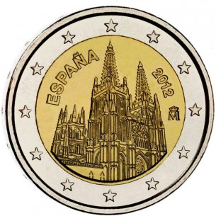 ESPAGNE piece 2 euro commemorative 2012-horizondescollectionneurs.com