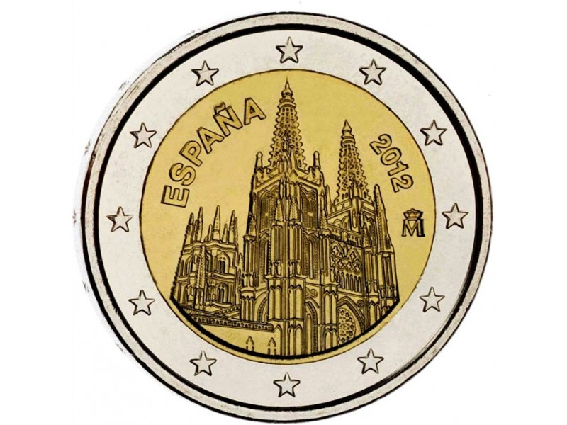 ESPAGNE piece 2 euro commemorative 2012-horizondescollectionneurs.com