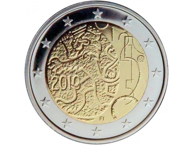 2 Euro FINLANDE  2010- Décret monétaire de 1860