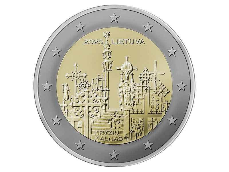 LITUANIE -Pièce 2 Euros commémorative 2020 AUKSTAITIJA