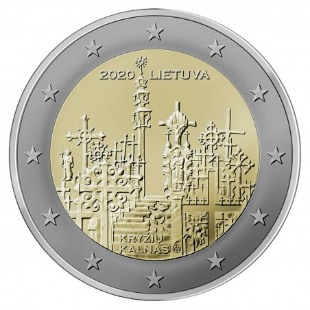 LITUANIE -Pièce 2 Euros commémorative 2020 AUKSTAITIJA