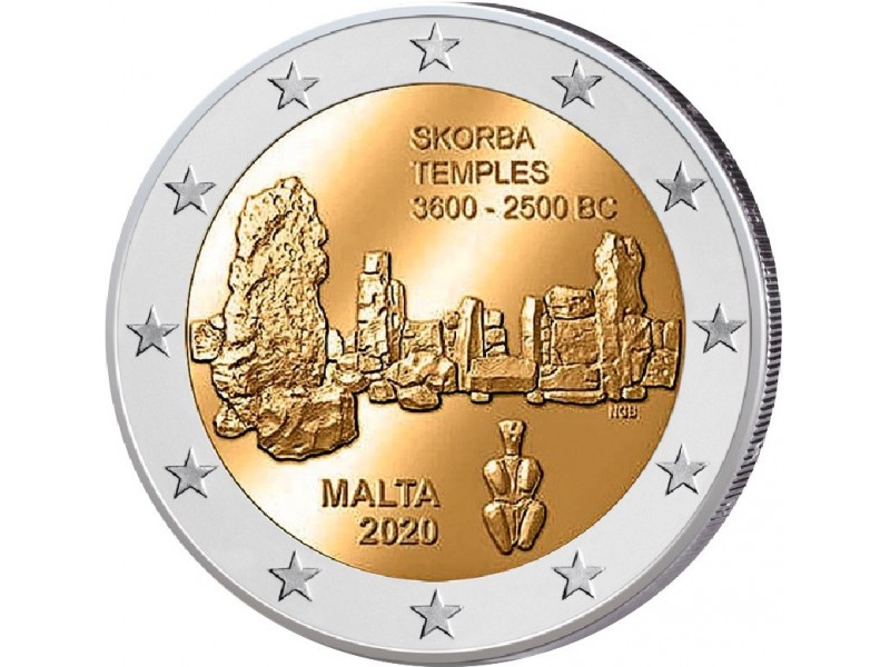 MALTE  - Pièce 2 Euro Commémorative 2020  SKORBA