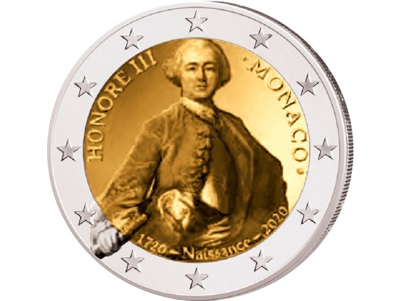 Pièce De 2 Euros Monaco 2020 Valeur