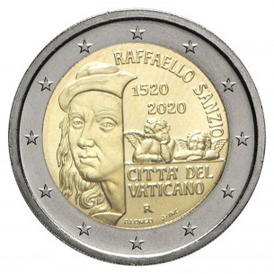 2 Euro VATICAN 2020 - 500 Ans de la mort de Raphaël 2