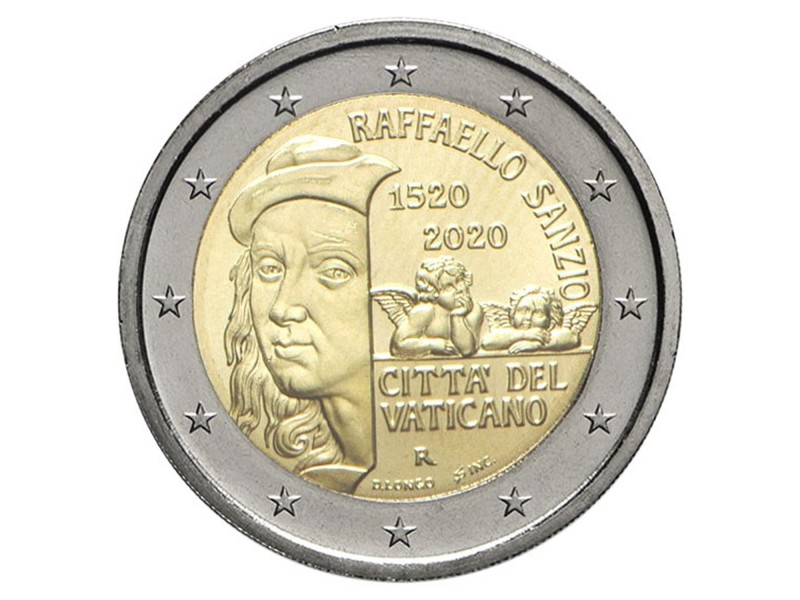 2 Euro VATICAN 2020 - 500 Ans de la mort de Raphaël