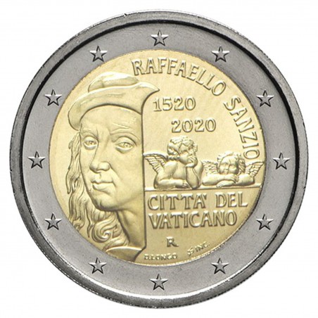 2 Euro VATICAN 2020 - 500 Ans de la mort de Raphaël