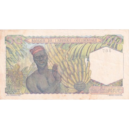 50 Francs AFRIQUE OCCIDENTALE FRANÇAISE 1944 P.39