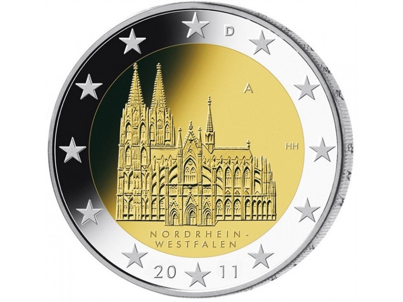 2 Euros Allemagne 2011- Cathédrale de Cologne-