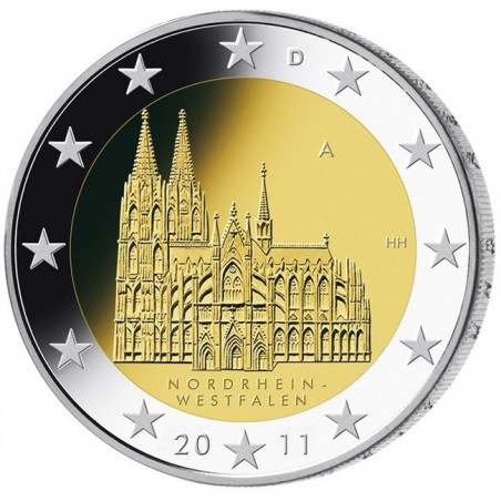 2 Euros Allemagne 2011- Cathédrale de Cologne-