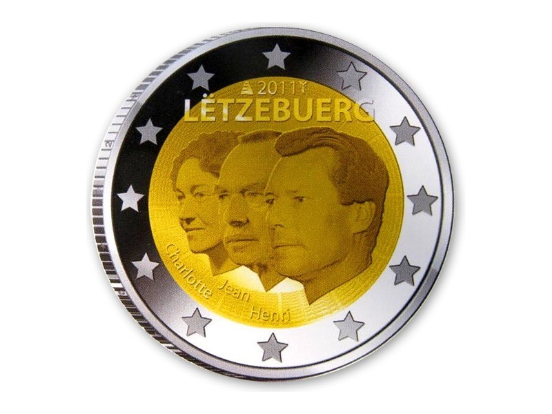 2€ Commémorative Luxembourg 2011 -50e anniversaire de la désignation de  Jean