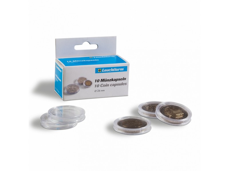 Capsules pour monnaie  27 mm