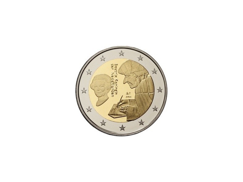 2 Euros Pays-Bas 2011- erasme