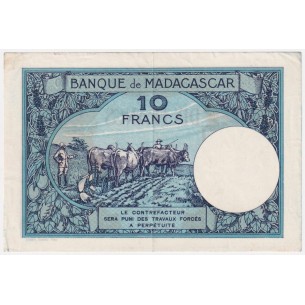 10 Francs MADAGASCAR 1948 P.36 2