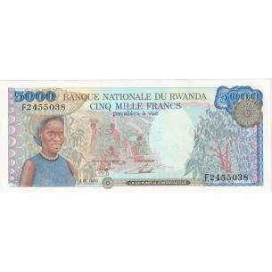 1000 Francs RWANDA 1988 P.21a 2