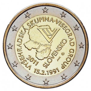 2€ Commémoratives Slovaquie 2011- Visegrad