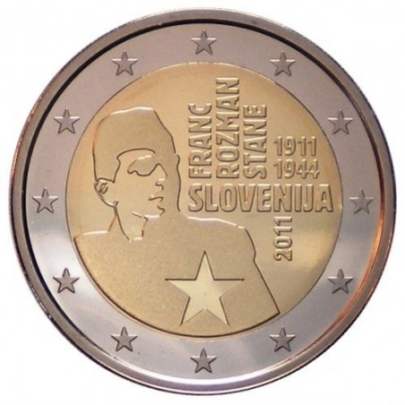 2 Euros SLOVENIE 2011 Franc Rozmane Stane