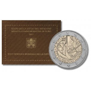 2 euro Vatican BU  2011- Journée mondiale de la jeunesse 