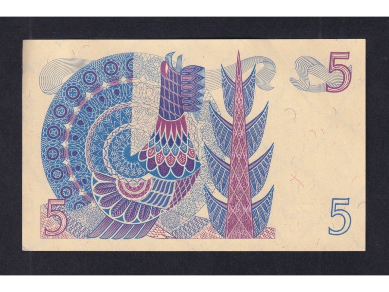 5 Kronor SUÈDE 1966 P.51a
