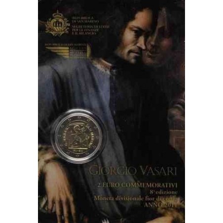 2€ Commémoratives BU Saint-Marin 2011- Giorgio Vasari