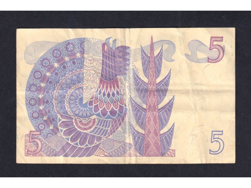 5 Kronor SUÈDE 1976 P.51c