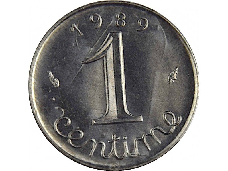 1 centime Épi 1989 Pessac F.106/46