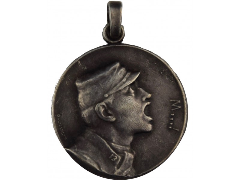 Médaille satirique en Argent de la 1ère Guerre