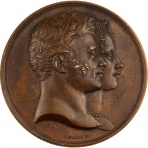 Médaille LOUIS XVIII NAISSANCE DE HENRI DUC DE BORDEAUX