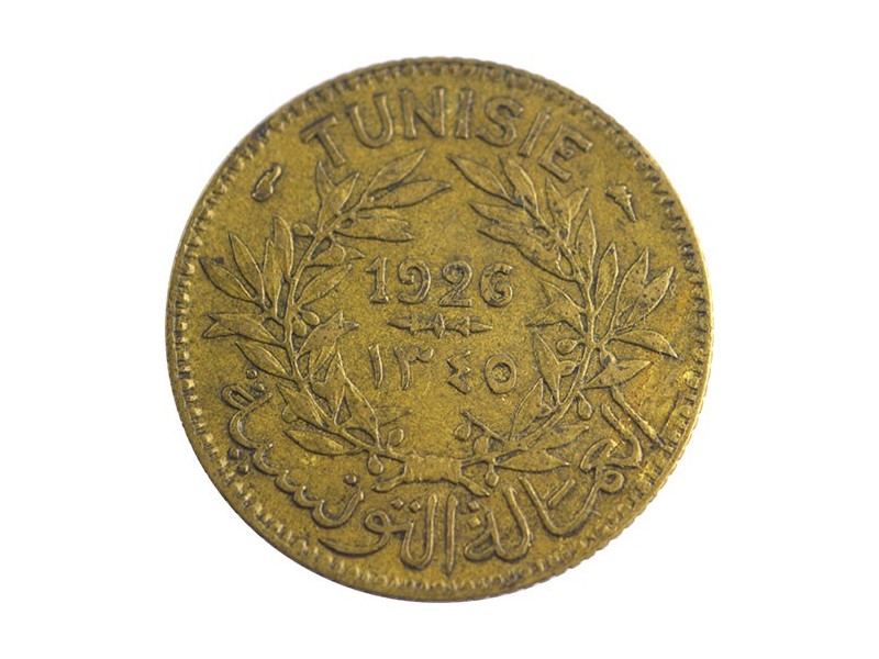 Bon Pour 1 Franc TUNISIE 1926 AH1344