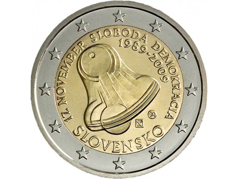 Piece De 2 Euros Slovensko 2009 Valeur