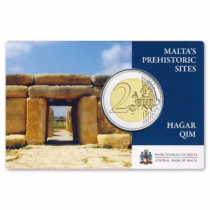 2 Euros MALTE 2017- Temple Hagar Qim "avec poinçon" 2